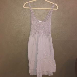 Italian crochet-top dress